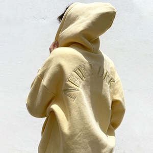 Sudaderas con Capucha Extra Grandes Personalizadas para Mujer, de Algodón Grueso con Forro Polar, Lavado Ácido, Bordado, Estilo Holgado - Product Image 6