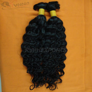 Super Double Weft เส้นผมมนุษย์จำนวนมากหนังกำพร้าเวอร์จินชิดต่อผม - Product Image 3