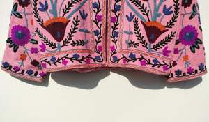 Abrigo de Invierno Casual para Mujer, Bordado a Mano, en Tela Tejida, Estilo Nuevo, Regalo Perfecto para Ella - Product Image 3