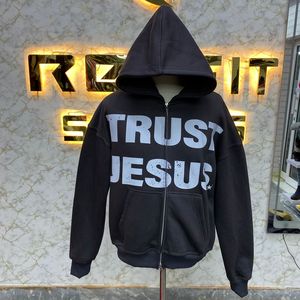 Toutes les couleurs Plus Size New Style Most Demanded Zipper Hoodie Puff Printed Factory Made Cheap Price Hoodies Men Men's Hoodies - Product Image 1