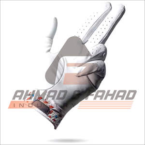 2024 Gants de golf avec impression par sublimation de logo personnalisé Gants de golf en cuir Cabretta gauche - Product Image 1