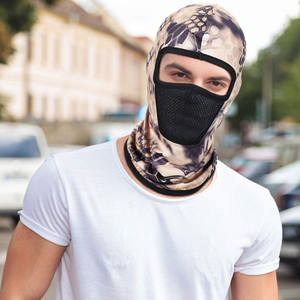 <b>Balaclava</b> Comfortable Neck Face Cover <b>Balaclava</b> Custom Colors Outdoor Sports <b>Balaclava</b> With Digital Printing Knitted <b>Balaclava</b> - Product Image 1