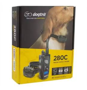 NUEVO Collar de Adiestramiento para Perros DogGtra 280C Reutilizable, Suave, Impermeable, con Pantalla LCD de Control Preciso de 127 Niveles y Alcance de 1/2 Milla - Product Image 1
