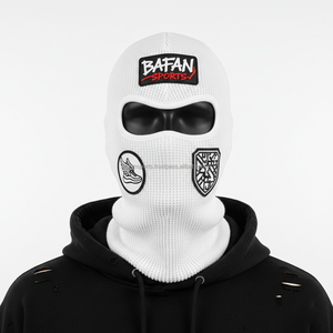 ไหมพรมถักแบบพรีเมียมสำหรับผู้หญิง300แกรมผ้าซี่โครงนิ่มสีขาว3แผงใส่ได้พอดีปรับแต่งโลโก้ได้ตามต้องการ - Product Image 6