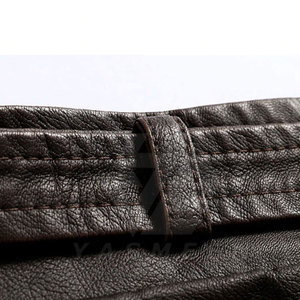 Veste d'hiver à manches longues pour hommes de haute qualité Concevez votre propre veste en cuir de vache au meilleur prix Imperméable et respirant - Product Image 4