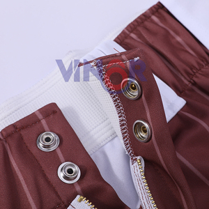 กางเกงเบสบอลผู้ชายทรงหลวมแบบสบาย ผลิตตามสั่ง ผ้าเรียบ แห้งเร็ว ระบายอากาศได้ดี ผลิตจากโพลีเอสเตอร์ 100% กางเกงเบสบอลแบบสั่งทำสำหรับผู้ชาย - Product Image 5