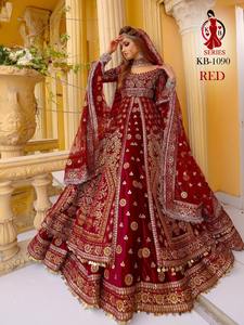 Designer Bridal Lehenga Choli avec une belle broderie pour les fêtes par l'exportateur en gros Fabzone - Product Image 3