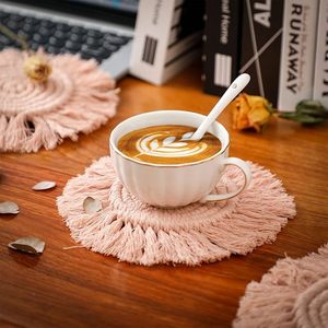 Handicrafts Design Cotton Rope <b>Table</b> <b>Coaster</b> Best for Parties and Other Functions Tableware Decorative Beast Design <b>Coaster</b> - Product Image 6