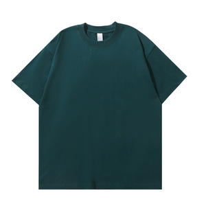 T-shirts en coton tricoté sur mesure pour hommes fournisseur OEM T-shirt à manches courtes en coton pur Tissu doux Chemise d'été décontractée - Product Image 4