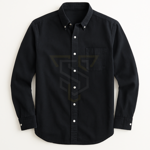 Camisas Casuales de Alta Calidad para Hombre, 100% Algodón, Sólidas, Antiarrugas, Transpirables, para Uso Diario y Estilo Urbano en Invierno - Product Image 1