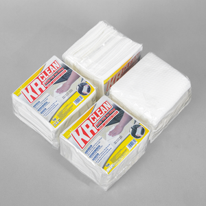 Krclean Lingettes jetables en tissu non tissé Style uni très absorbant pour le nettoyage de la cuisine Tailles disponibles 25x25cm-50 80 feuilles - Product Image 2