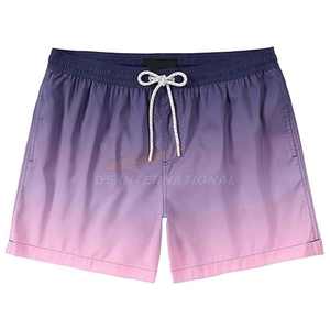 Short de bain pour hommes à séchage rapide 5 pouces troncs doublure en maille maillots de bain léger confortable Shorts de plage tenue décontracté - Product Image 6