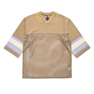 Jersey de Fútbol Americano Personalizado OEM ODM, Corte Holgado y Cuadrado de Malla para Hombre - Product Image 1