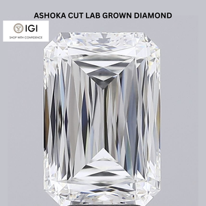 ใบรับรอง IGI เพชร HPHT CVD รูปทรง Radiant แบบเจียระไน Criss Cut เพชรเลี้ยงในห้องปฏิบัติการ น้ำหนัก 4.00 กะรัต สี EF ความสะอาด VVS - Product Image 2