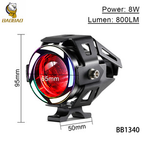 BAOBAO Lighting BB1340 Anneau lumineux universel RGB Angle de vision <span class=keywords><strong>Clignotant</strong></span> 10W 12V Projecteur Len Led Lumière pour <span class=keywords><strong>moto</strong></span> - Product Image 3