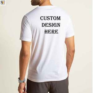 Custom <b>White</b> Cotton T-Shirts Heavyweight Oversized Vintage round Neck Anti-Pilling Long Length <b>Tee</b> Shirt Plain Oversized Design - Product Image 3