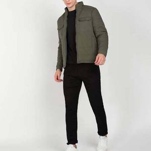 Chaqueta Bomber de Invierno para Hombre, Diseño Personalizado con Servicio OEM, Tejida, Impermeable, Transpirable, Cortavientos, de Secado Rápido, Estilo Urbano - Product Image 3