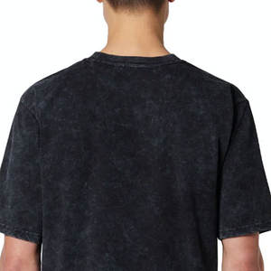 T-shirts délavés à l'acide avec logo personnalisé pour hommes T-shirts délavés à l'acide avec vêtements décontractés pour hommes - Product Image 4