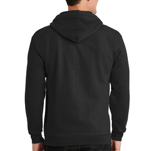 <b>Zipper</b> Heavy Weight <b>Mens</b> Essential Fleece Full Zip Hooded Sweatshirt <b>Hoodie</b> Safety Green Plained Sweats Hoody - Product Image 5
