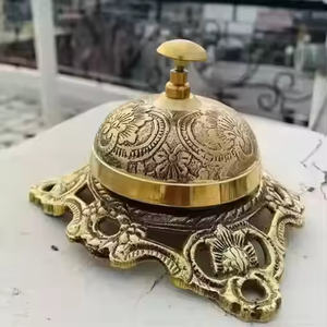 Meilleure cloche de table nautique en laiton cloche de bureau vintage avec finition polie pour décoration de bureau et d'hôtel cloche d'appel de table à la maison - Product Image 1