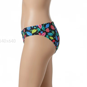 Braguitas de Bikini con Estampado de Transferencia de Calor sin Costuras para Adultos, Spandex Suave, Nailon Elástico, Cómodo para Uso Diario, Ropa Interior - Product Image 4
