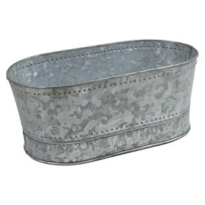 New Trendy Design Planter Design With Galvanized Iron Best for Indoor and Outdoor Decor Design Metal Pots Storage <b>Basket</b> - Product Image 3