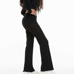 กางเกงเลกกิ้งโยคะยาวเต็มสไตล์สำหรับผู้หญิงเอวสูงรองรับความสบายกางเกงลายพื้นสำหรับออกกำลังกาย - Product Image 3