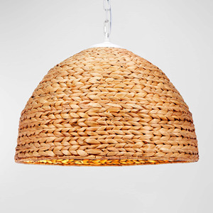 Lampes suspendues et lustres en jacinthe d'eau plafonniers naturels faits à la main couvercle de lampe suspendue écologique de qualité supérieure - Product Image 6