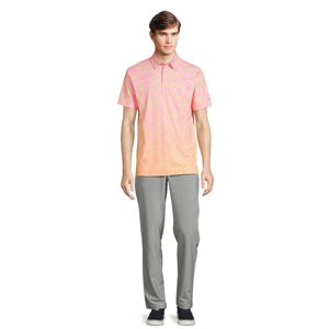 Chemise à manches courtes rose pour homme, en jersey tissé respirant, séchage rapide, avec poche, vêtement décontracté, 100% polyester, coupe classique - Product Image 4