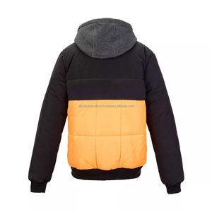 2025 ODM, chaqueta acolchada de burbujas azul personalizada para hombre, abrigo de invierno de alta calidad, capucha de gran tamaño desmontable, abrigo de diseñador teñido liso - Product Image 6