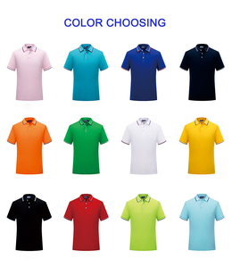 T-shirt polo noir respirant pour homme, personnalisé avec logo, pour le sport, le golf, les voyages, l'extérieur, uni, été - Product Image 2