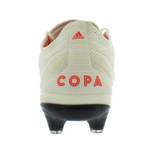 Chaussures Adidas Copa 19.1 Terrain Ferme pour Hommes Couleur : Blanc cassé/Rouge solaire/Noir foncé 100% Authentique - Product Image 2