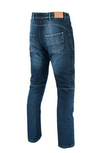 OEM Jeans denim droit de travail multi-poches coupe régulière extensible 12 poches avec poches étui 2025 nouveau design d'équipement de motard - Product Image 4