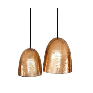 Lámpara colgante de cobre martillada redonda de Metal para sala de estar, color de forma de tamaño personalizado, novedad - Product Image 4