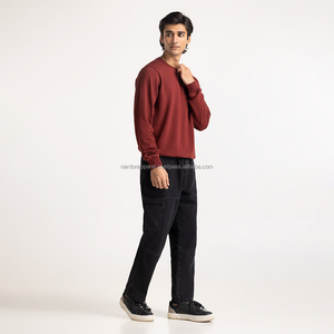 Nardon Apparel OEM Sweat-shirt surdimensionné à col ras du cou 100% coton, épaules tombantes, hommes - Product Image 4