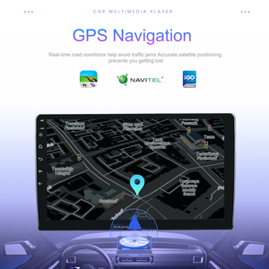 Podofo đôi DIN xe <span class=keywords><strong>Stereo</strong></span> 7 '/9 ''/10'' Android xe đài phát thanh GPS Wifi BT FM đôi USB chia màn hình hỗ trợ AHD máy ảnh bán buôn - Product Image 2