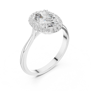 Elegante anillo de diamante de forma redonda y ovalada IGI certificado piedra cultivada en laboratorio compradores de joyería al por mayor y al por menor - Product Image 4