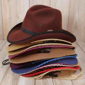 Por encargo totalmente personalizado estilo occidental hombres sombreros de cuero de vaquero/Venta al por mayor mejor proveedor de secado rápido hombres sombreros de cuero de vaquero - Product Image 4