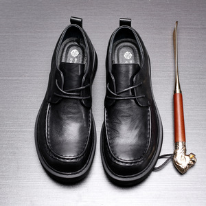 Zapatos Casuales Ligeros con Plantilla Absorbente de Sudor y Estructura Flexible, Zapatos Diarios para Hombre, Zapatos de Cuero - Product Image 2