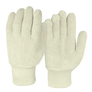 最佳白色定制超细纤维除尘手套可重复使用的可水洗清洁手套，用于植物房屋清洁