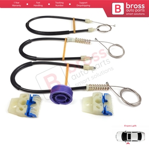 ชุดซ่อมกระจกหน้าต่าง BWR5058ด้านหน้าซ้ายสำหรับ MK5โปโล Veno 6R 6C 61 2009-2022 4/5 6R4837461ประตู - Product Image 4