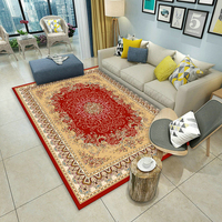 Tapis persan vintage moderne Tapis en polyester et fausse laine conçu en usine pour un usage domestique Tapis et carpettes chinois