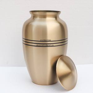 Standard Quality Urns Modern Style Aluminum <b>Keepsake</b> Cremation Urns <b>for</b> Human <b>Ashes</b> at Wholesale Price From India - Product Image 4
