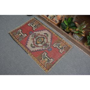 Alfombra de lana Kilim turca de 18x28 pies vintage, Alfombra de tejido plano de retazos rojo y negro para decoración de sala de estar - Product Image 4