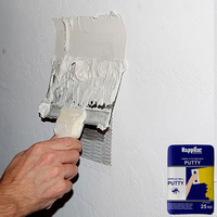 Meilleur enduit mural extérieur en poudre de ciment anti-humidité et anti-fissures à base d'acrylique, enduit blanc pour le lissage des murs
