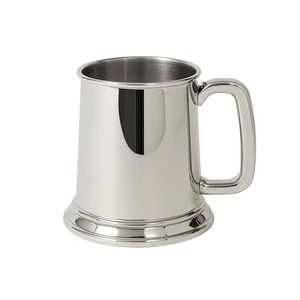 Taza de café metálica de doble capa de tendencia industrial, paredes aisladas que previenen la degradación del sabor causada por la enfriación rápida - Product Image 3