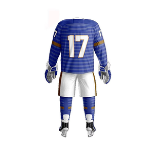Uniforme de Hockey sobre Hielo Personalizado de Alta Calidad por Sublimación, Juego Completo para Equipo, Secado Rápido, Precio Económico, Servicio OEM ODM - Product Image 6
