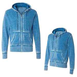 เสื้อมีฮู้ดสีดำแนววินเทจของผู้ชายเสื้อผ้าแนวสตรีทซักด้วยกรดผ้าฝ้าย100% พิมพ์ลายดิจิตอลพร้อมโลโก้ตามสั่งสำหรับฤดูหนาว - Product Image 2