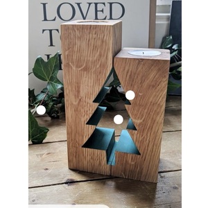 Bougeoir en bois pour cérémonies religieuses et décoration de la maison pour Noël - Product Image 6