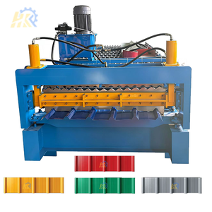 HK AG/PBR/IBR Stahlpaneel-Dachrollformmaschine Automatische Hochdachblechherstellungsanlage 1 Jahr Garantie - Product Image 1